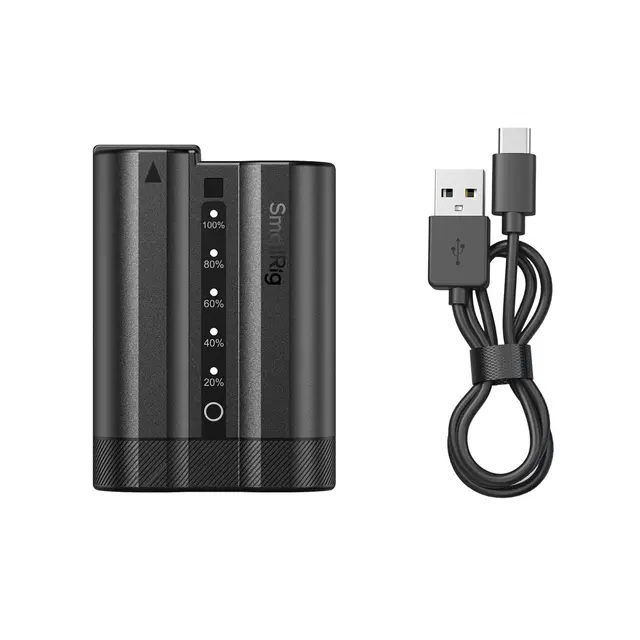 SmallRig 5299 USB-C Camera Battery For Nikon EN-EL15c. With Power Display 