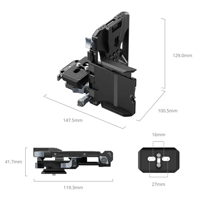 SmallRig 5315 Battery Plate Kit Pro V-Mount 