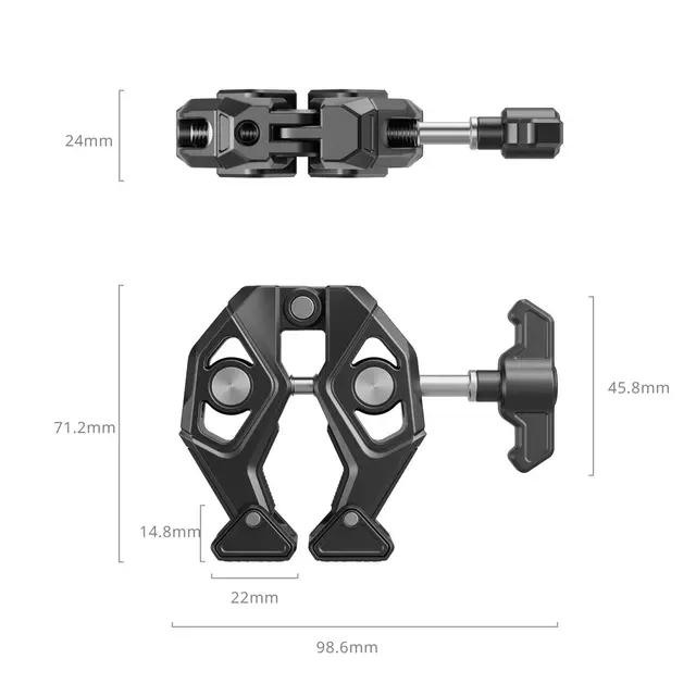 SmallRig 5319 Crab-Shaped Clamp Klemme 