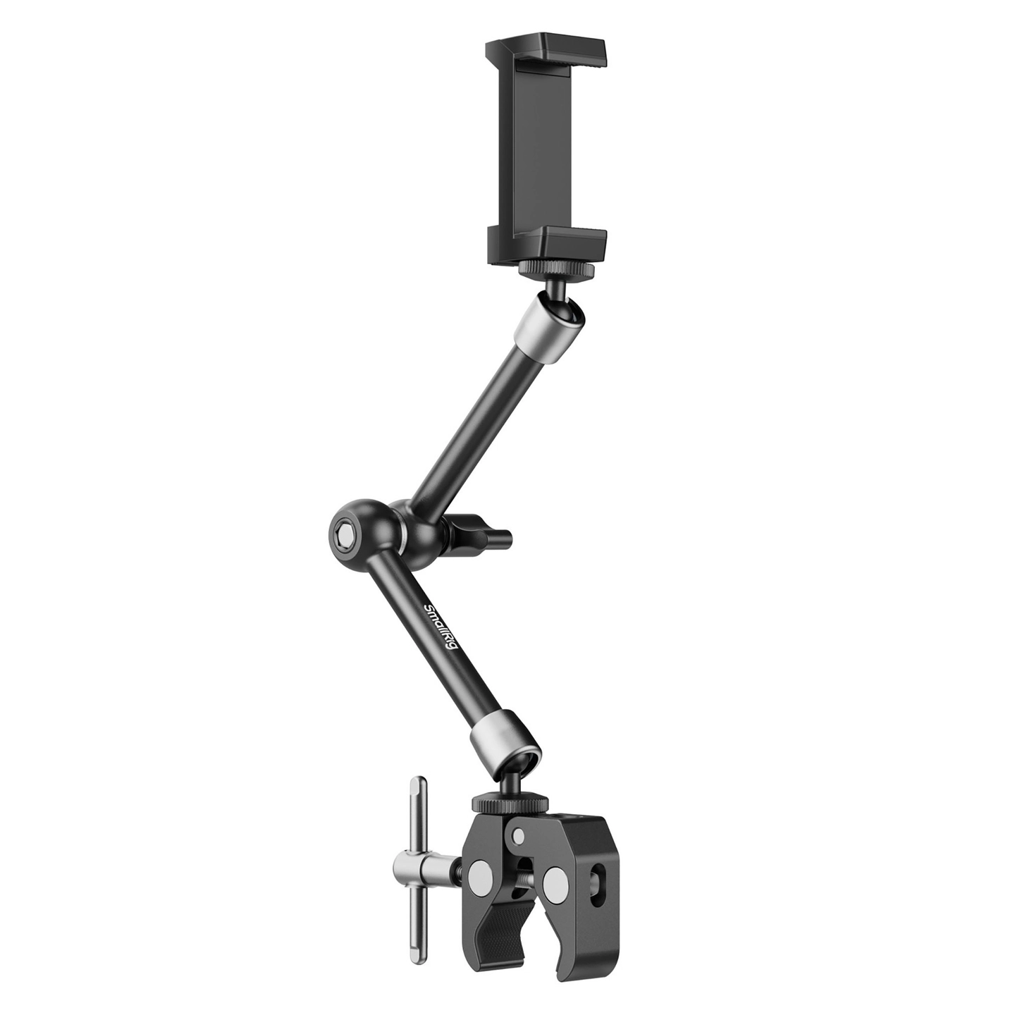 SmallRig 5326 Arm w/Crab-Shaped Clamp Magic Arm med klemme og mobilholder 9.8"