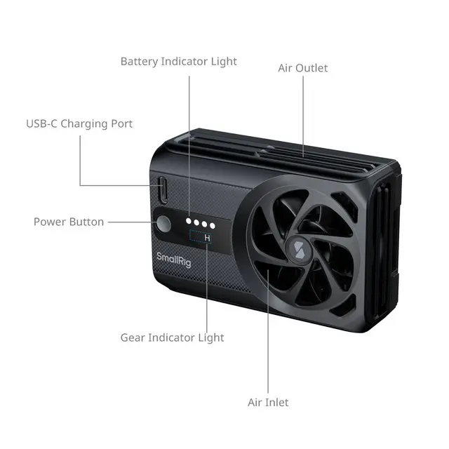 SmallRig 5329 Cooling Fan Basic Fan For Mirrorless Cameras 