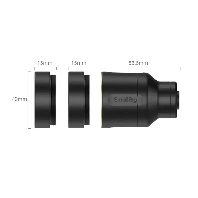 SmallRig 5334 2× Magnification Telephoto & Macro Lens Kit for Phones (T-Mount) 