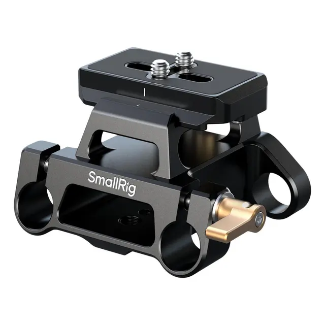 SmallRig 5365 Arca-Type Mount Plate Kit With 15mm Dual Rod Clamp 