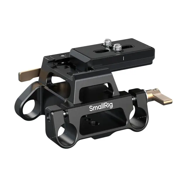 SmallRig 5365 Arca-Type Mount Plate Kit With 15mm Dual Rod Clamp 
