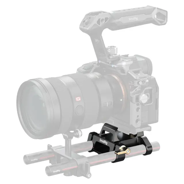 SmallRig 5365 Arca-Type Mount Plate Kit With 15mm Dual Rod Clamp 