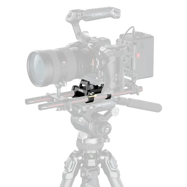 SmallRig 5365 Arca-Type Mount Plate Kit With 15mm Dual Rod Clamp 