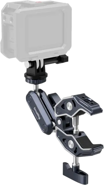 SmallRig 5373 Crab-Shaped Clamp With Ballhead Magic Arm + GoPro mount 