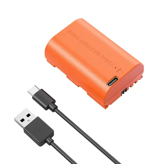 SmallRig 5407 Camera Battery LP-E6P Oran Kamerabatteri med USB-C ladeplugg 