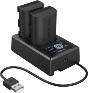 SmallRig 5409 Camera Battery Kit LP-E6P Ladeadapter og 2stk  LP-E6P batterier