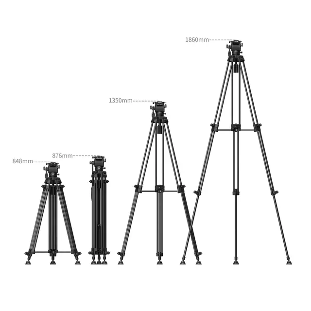 SmallRig 5440 AD14 Heavy-Duty Tripod Aluminum Alloy 