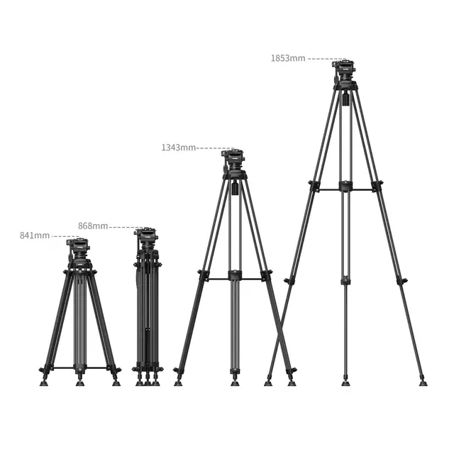 SmallRig 5441 AD14 Heavy-Duty Tripod Carbon Fiber 