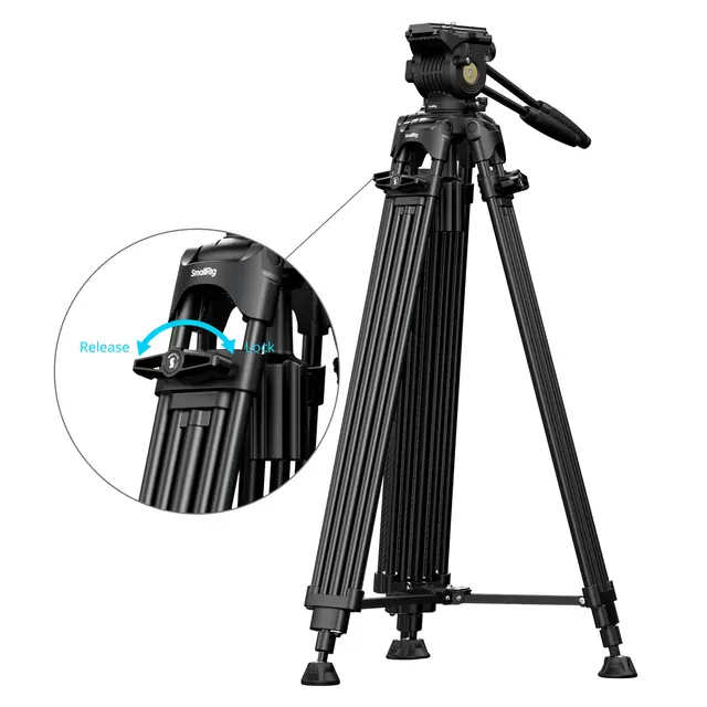 SmallRig 5442 FSD14 FreeSpeed Tripod Heavy-Duty Aluminum Alloy 