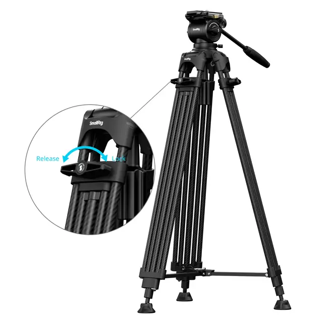 SmallRig 5443 FSD14 FreeSpeed Tripod Heavy-Duty Carbon Fiber 
