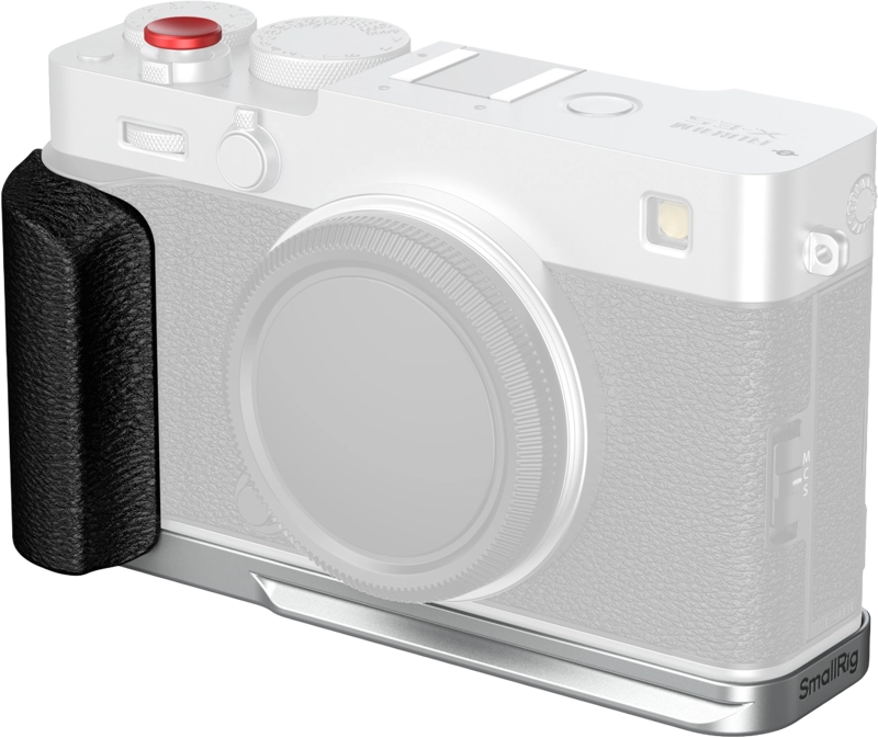 SmallRig 5447 L-Shaped Mount Plate X-E5 w/Silicone Handle for FUJIFILM X-E5 Sølv