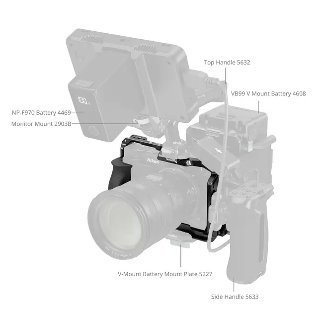 SmallRig 5467 Cage for Nikon ZR 