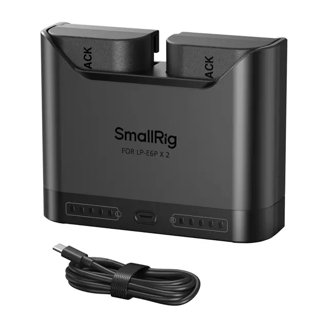 SmallRig 5485 Turbo Charging Kit For Canon LP-E6P Batterier 