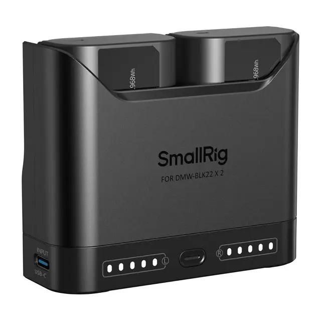 SmallRig 5487 Turbo Charging Kit For DMW-BLK22 Camera Batteries 
