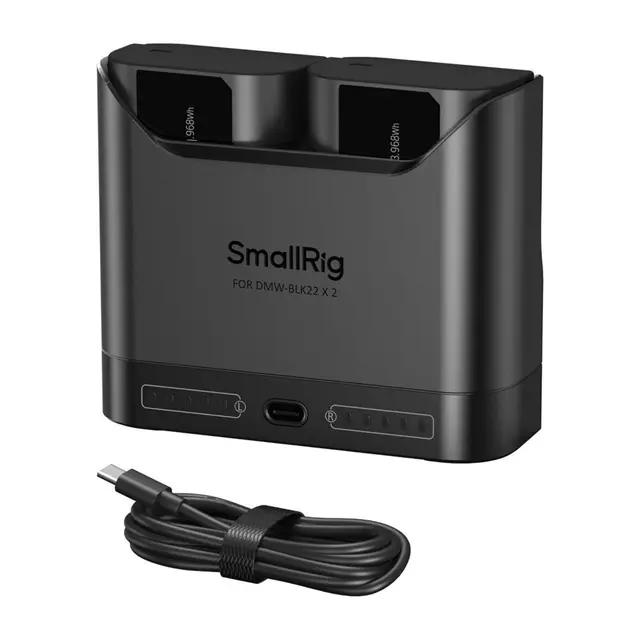 SmallRig 5487 Turbo Charging Kit For DMW-BLK22 Camera Batteries 