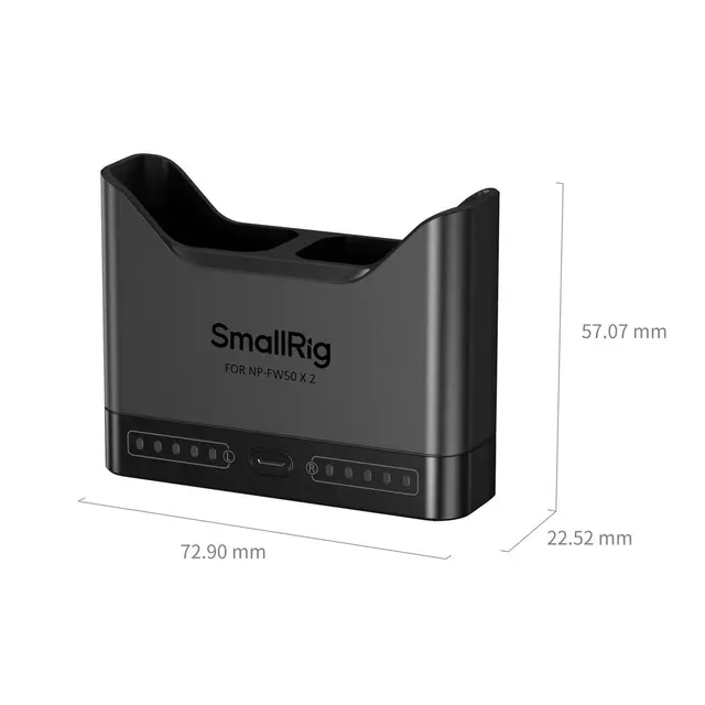 SmallRig 5493 Camera Battery Charger For Sony NP-FW50 Batterier 