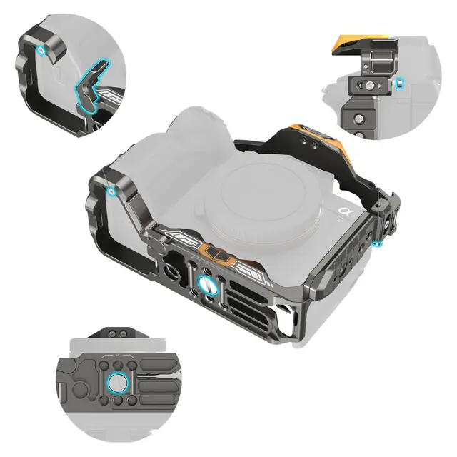 SmallRig 5518 "HawkLock" Cage Kit For Sony A7. BumbleBee Edition 