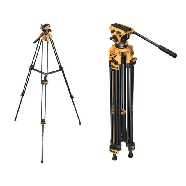 SmallRig 5523 Video Tripod With AD-01 Fluid Head. BumbleBee Edition 