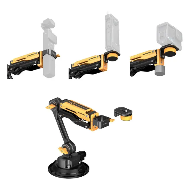 SmallRig 5528 Mini Shock Absorber Arm For actioncameraer. BumbleBee Edition 