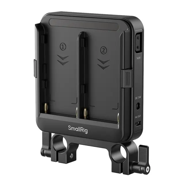 SmallRig 5537 Adapter Plate Kit For NP-F Batteries for 15mm LWS Rods 