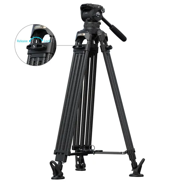 SmallRig 5578 FSD18 FreeSpeed Heavy-Duty Carbon Fiber Tripod 