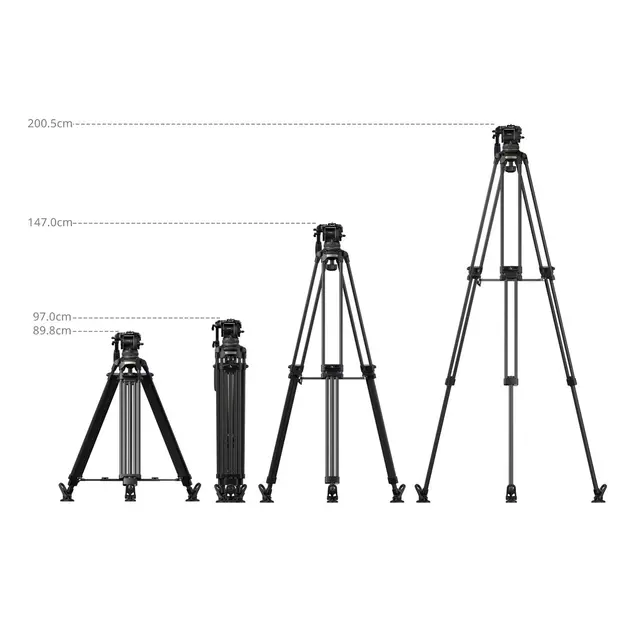 SmallRig 5578 FSD18 FreeSpeed Heavy-Duty Carbon Fiber Tripod 