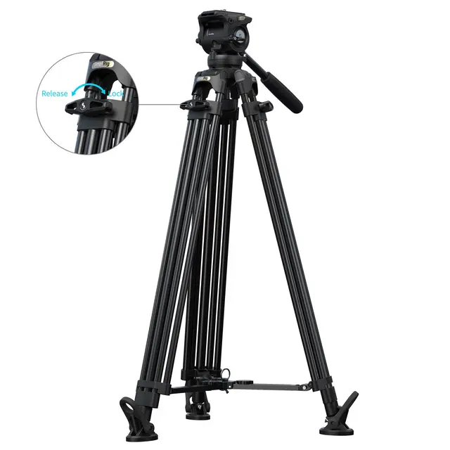 SmallRig 5579 FSD16 FreeSpeed Heavy-Duty Aluminum Alloy Tripod 