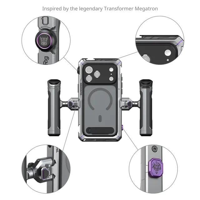SmallRig 5584 Dual Handheld Kit For iPhone 17 Pro Max. Megatron Edition 