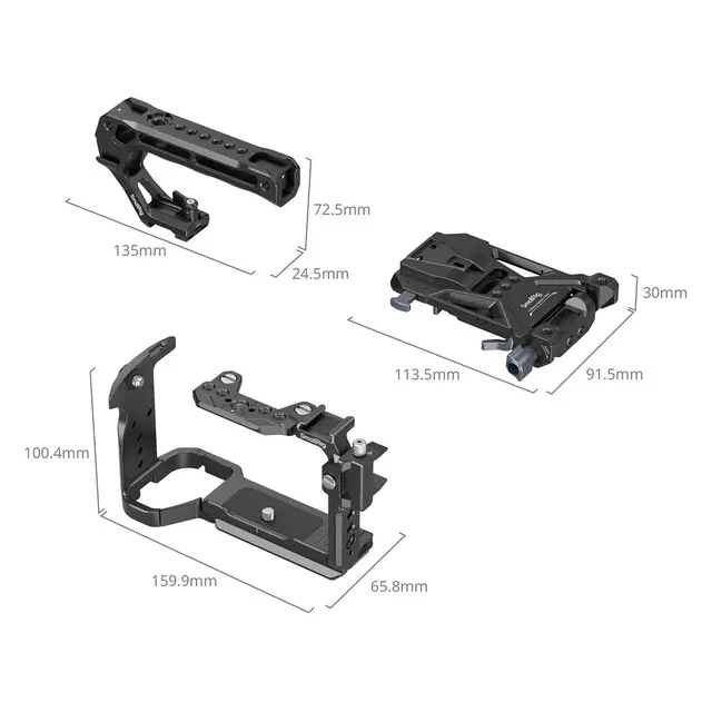 SmallRig 5590 Advanced Cage Kit Med Battery Plate. For Sony FX2 