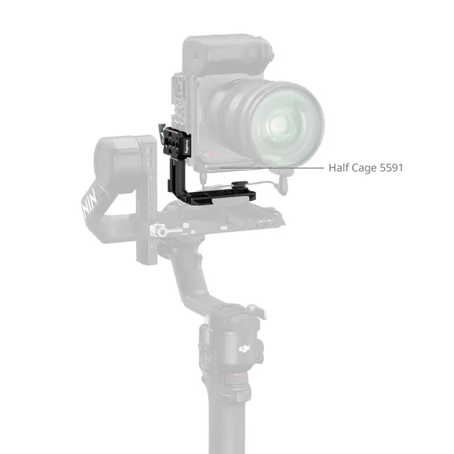 SmallRig 5594 Vertical Mount Plate For Cage with Arca-Type Plate 