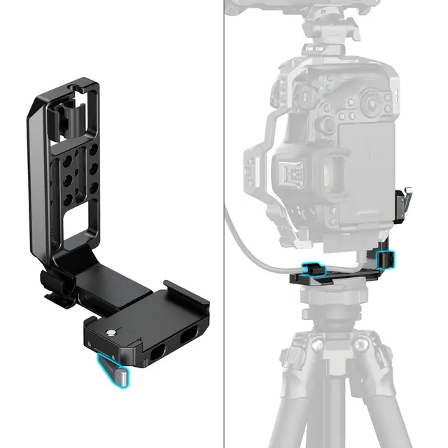 SmallRig 5594 Vertical Mount Plate For Cage with Arca-Type Plate 