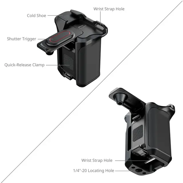 SmallRig 5602 Cage Kit For DJI Osmo Action 5 Pro / 4 / 3 