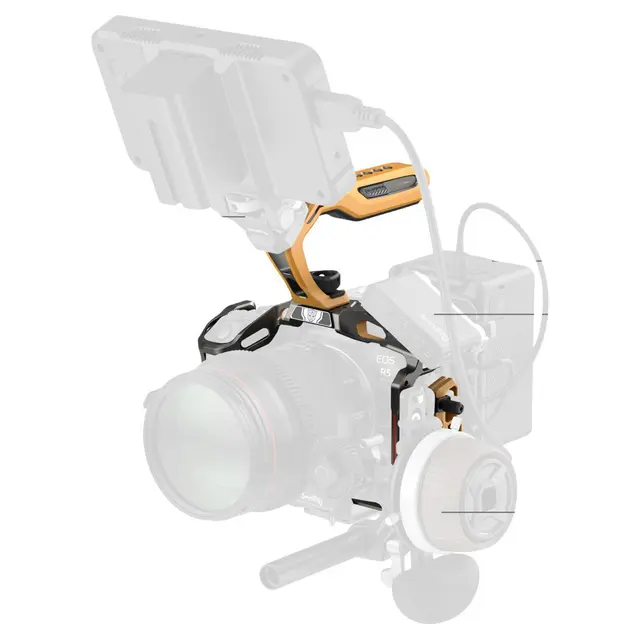 SmallRig 5608 Black Mamba Cage Kit For Canon R5 Mark II. BumbleBee Edition 
