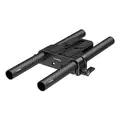 SmallRig 5609 Mount Plate Dual 15mm Rod Baseplate m/ 2stk 20cm Carbon ROD