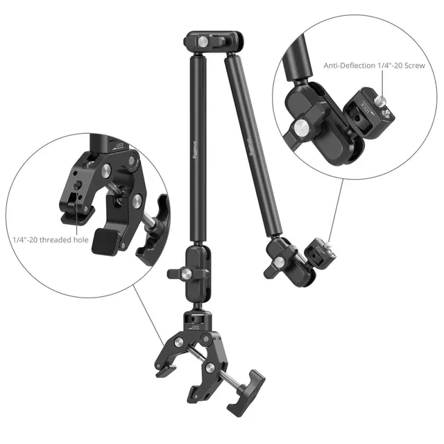SmallRig 5626 Desktop Magic Arm With Crab-Shaped Clamp Kit (MagSafe) 