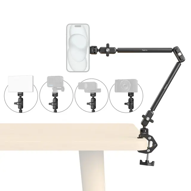 SmallRig 5626 Desktop Magic Arm With Crab-Shaped Clamp Kit (MagSafe) 