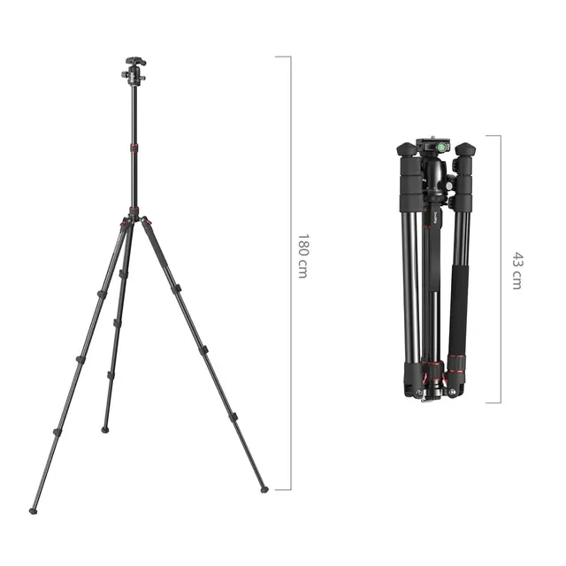 SmallRig 5629 Photo Tripod Aluminium Med kulehode 