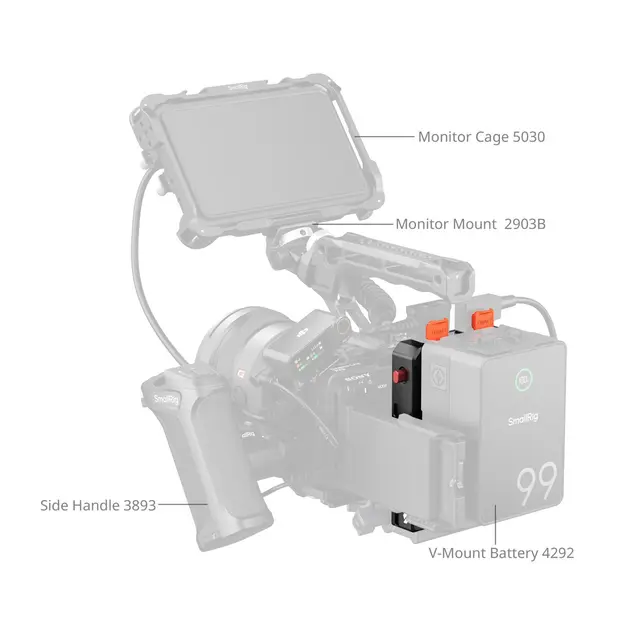 SmallRig 5653 V-Mount Adapter Plate Basic Edition 
