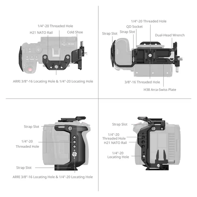 SmallRig 5656 Cage C50 For Canon EOS C50 