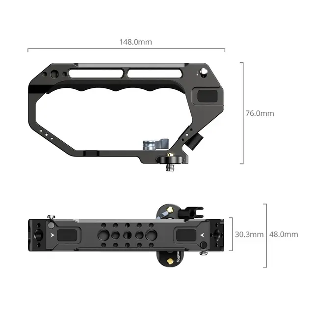 SmallRig 5661 D-Style Top Handle With NATO Clamp 