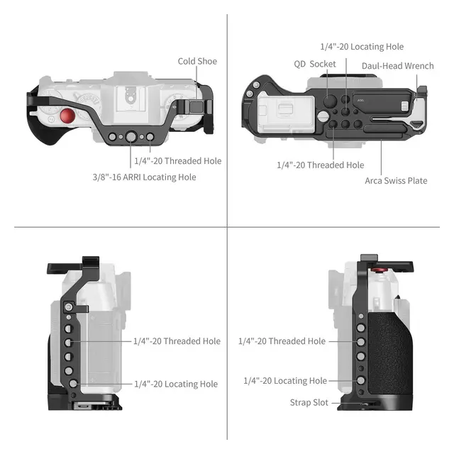SmallRig 5662 Cage For Fujifilm X-T30 / II / III 