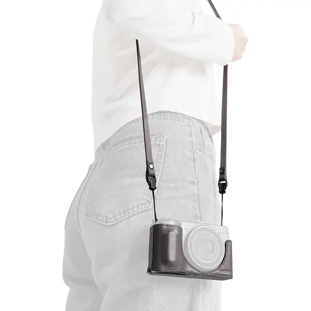 SmallRig 5685 QR Shoulder Strap Grey For Ricoh GR Series (Grey) 