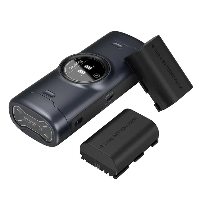 SmallRig 5695 Portable Charger Case Kit For Canon LP-E6P m/2 Batterier 