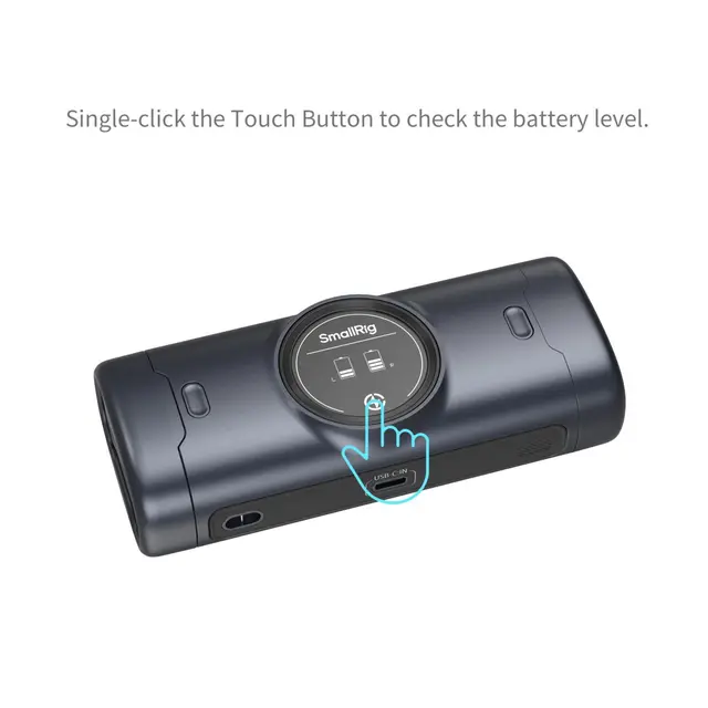 SmallRig 5695 Portable Charger Case Kit For Canon LP-E6P m/2 Batterier 