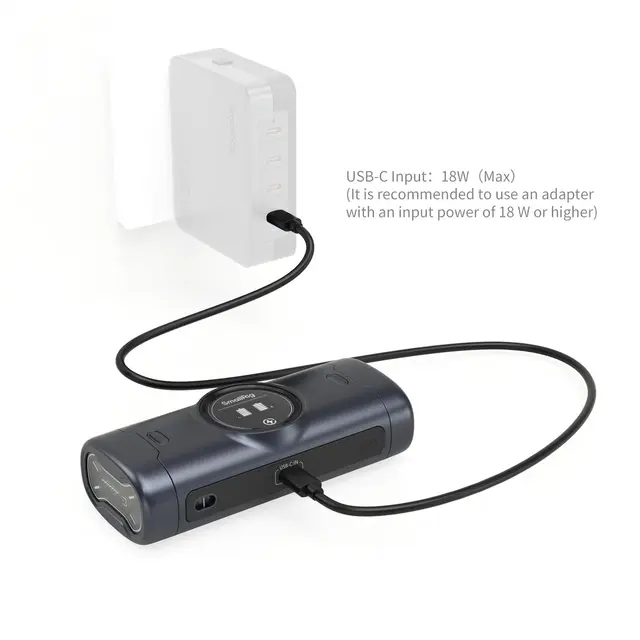 SmallRig 5695 Portable Charger Case Kit For Canon LP-E6P m/2 Batterier 