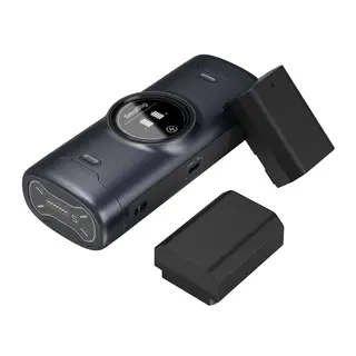 SmallRig 5696 Portable Charger Case Kit Ladeadapter m/ 2 Batterier NP-FZ100
