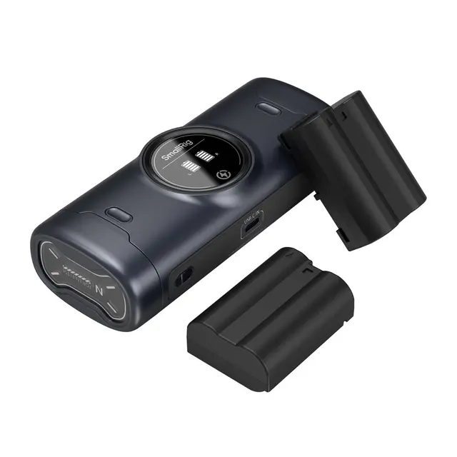 SmallRig 5697 Portable Charger Case Kit For Nikon EN-EL15c m/ 2 Batterier 